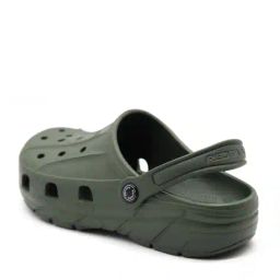 red tape Round-Toe Slip-On Clogs image 3