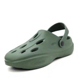 red tape Round-Toe Slip-On Clogs image 3