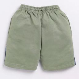 game begins Boys Colourblock Regular Fit Shorts with Placement Print image 3