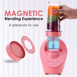 wonderchef Magneto Blender, Smoothie & Juice Maker, Portable with Sipper Jar, Coral Juicer Mixer Grinders image 3
