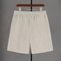 poshax Men Ribbed Regular Fit Shorts with Insert Pockets image 3