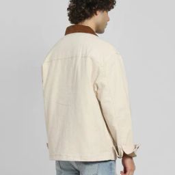 american eagle Men Regular Fit Jacket with Zip-Front image 3