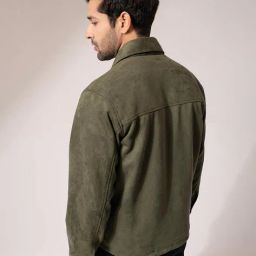 perch Men Boxy Fit Jacket with Button Closure image 3