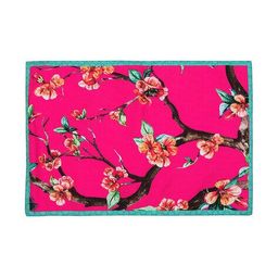 sej by nisha gupta Set of 6 Floral Print Table Placemats & Runner image 3