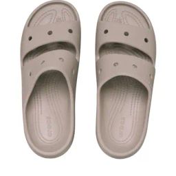 crocs Men Text-Embossed Round-Toe Slides image 3