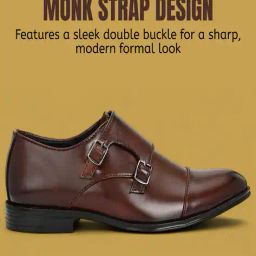guava Men Pointed-Toe Slip-On Monks  image 3