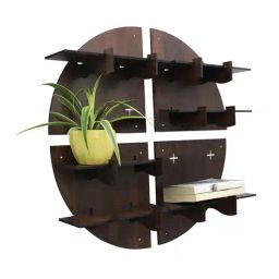 random Set of 4 Textured Wall Shelf with Manual Instruction image 3