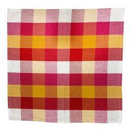 athom living Set of 12 Checked Kitchen Towels 18" x 18" image 3