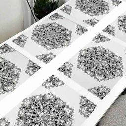 cread craft Set of 6 Striped Placemats image 3