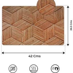 revexo Set of 6 Geometric Print Placemats image 3