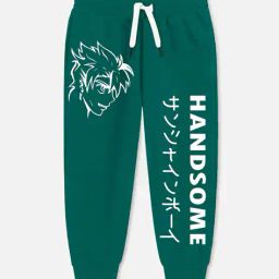 trampoline Boys Pack of 2 Typographic Print Joggers image 3
