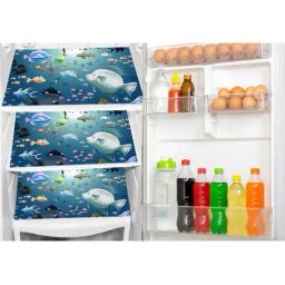 revexo Set of 3 Graphic Print Fridge Mats image 3