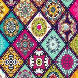 cread craft Dinning Table Printed Placemats Set   image 3