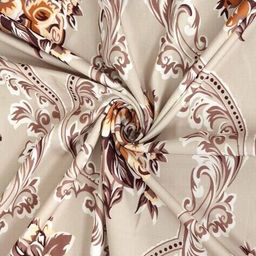 cortina eyelet curtain Pack of 2 Floral Print Window Curtain  image 3
