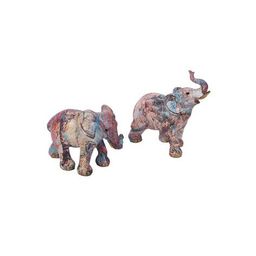 tayhaa Set of 2 Story Telling Elephants in Muted image 3