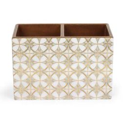 the home co Wooden Abstract Print Caddy  image 3