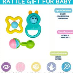 adkd Set of 3 Rolling Rattles image 3