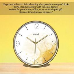 random Modern Round Wall Clock with Silent Movement image 3