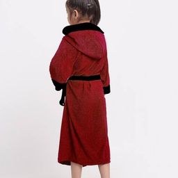 creeva Regular Fit Bathrobe with Adjustable Belt image 3