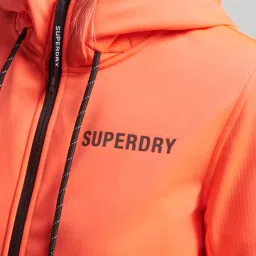 superdry Code Tech Softshell Zip-Front Hooded Jacket image 4
