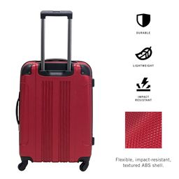 kenneth cole reaction Striped Medium Trolley Bag with TSA Lock image 4