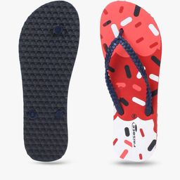 frisbee Graphic Print Thong-Strap Flip-Flops image 4