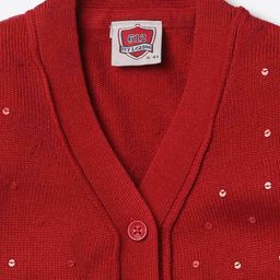 612 league Sequinned Button-Down Cardigan image 4