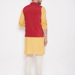 even Ethnic Sleeveless Nehru jacket image 4