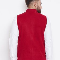 even Nehru Jacket with Insert Pockets image 4