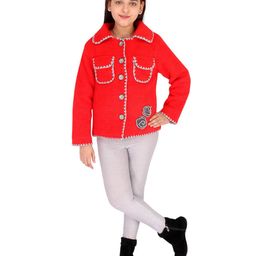 cutecumber Button-Front Jacket with Applique image 4
