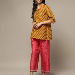 biba Geometric Print Palazzos with Drawstring Waist image 4