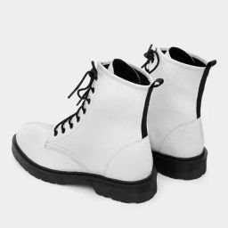 adorly Croc-Patterned Ankle-Length Lace-Up Boots image 4