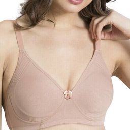 rosaline Basics Double Layered Non-Wired Non-Padded 3/4th Coverage T-Shirt Bra image 4