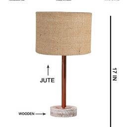 devansh Table Lamp with Jute Shade image 4