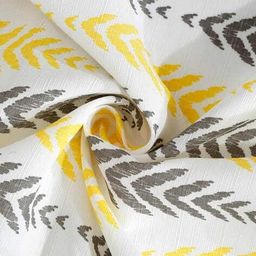 cortina eyelet curtain Set of 2 Printed Window Curtain image 4
