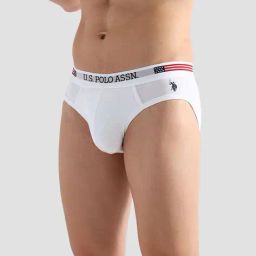 u.s. polo assn. Pack of 2 Men Printed Briefs with Elasticated Waist  image 4