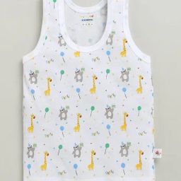 bumzee Boys Pack of 3 Graphic Print Regular Cotton Vests image 4
