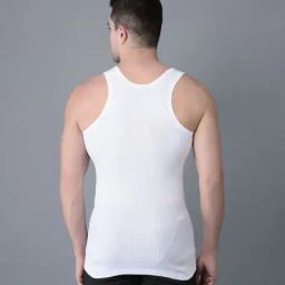 dollar bigboss Pack of 2 Men Solid Cotton Vest image 4