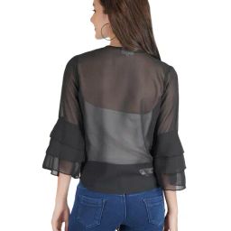 aol Solid Shrug with Front Knot image 4