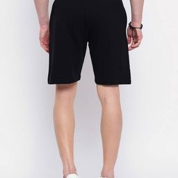 wear your mind Men Typographic Print Regular Fit Knit Shorts with Insert Pockets image 4