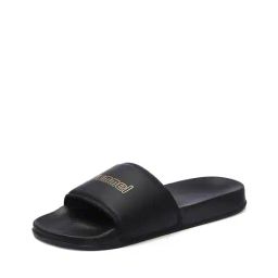 hummel Men Brand Print Open-Toe Slides image 4