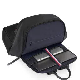 tommy hilfiger Pebbled Textured With Embossed Backpack image 4