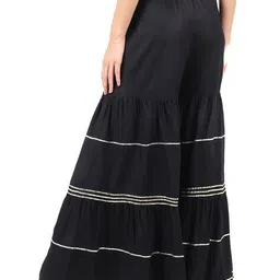 muffly Embellished Sharara with Drawstring image 4