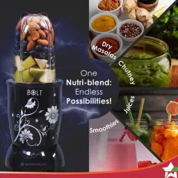 wonderchef Nutri-Blend Bolt Mixer-Grinder with E-recipe Book by Chef Sanjeev Kapoor image 4