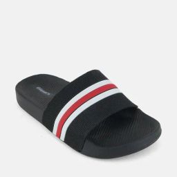 glissers Men Open-Toe Slip-On Slides with Stripes image 4