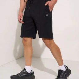 ajile by pantaloons Men Regular Fit Bermudas with Elasticated Drawstring Waist image 4