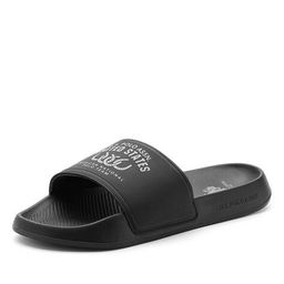 u.s. polo assn. Men Brand Print Open-Toe Slides image 4