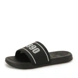 u.s. polo assn. Men Typographic Print Round-Toe Slides image 4