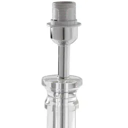 pure home and living Clear Linear Crystal Table Lamp Stand  image 4