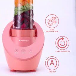 wonderchef Magneto Blender, Smoothie & Juice Maker, Portable with Sipper Jar, Coral Juicer Mixer Grinders image 4